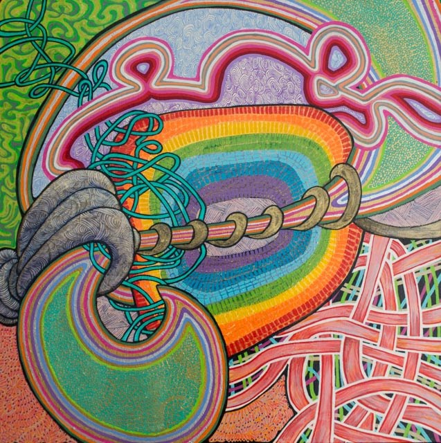 2018 "Everything that 1987 me would be very impressed by" 30x30 Acrylic on Canvas